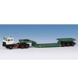 Kibri 14648 - H0 DAF 3-axle truck with SCHEUERLE low-loader