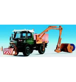 Kibri 14989 - H0 UNIMOG EURO ll with cleaning brushes