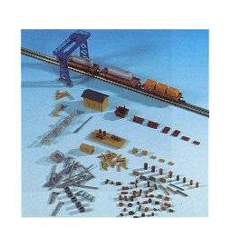 Kibri 36696 - Z Deco-set Railway yard accessories