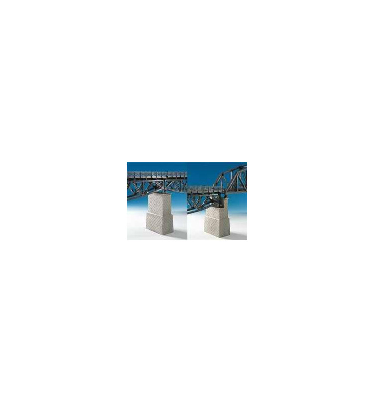 Kibri 39752 - H0 Universal brick-built bridge centre pillar,