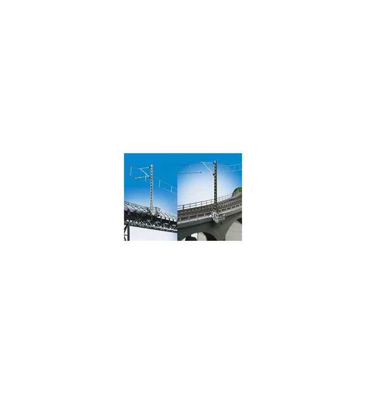 Kibri 39754 - H0 Słup trakcyjny, mostowy