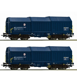 Roco 76446 - Zestaw 2 wagonów teleskopowych ZSSK
