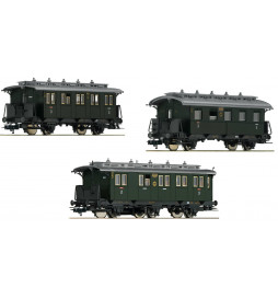 Fleischmann 481804 - Zestaw 3 wagonów osobowych do ruchu lokalnego DRG, cześć 1