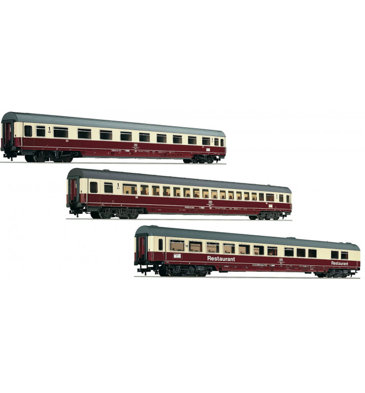 Fleischmann 481806 - Zestaw 3 wagonów IC "Riemenschneider" DB, część 1