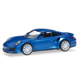 Herpa 038614 - Porsche 911 Turbo"saphierblaum
