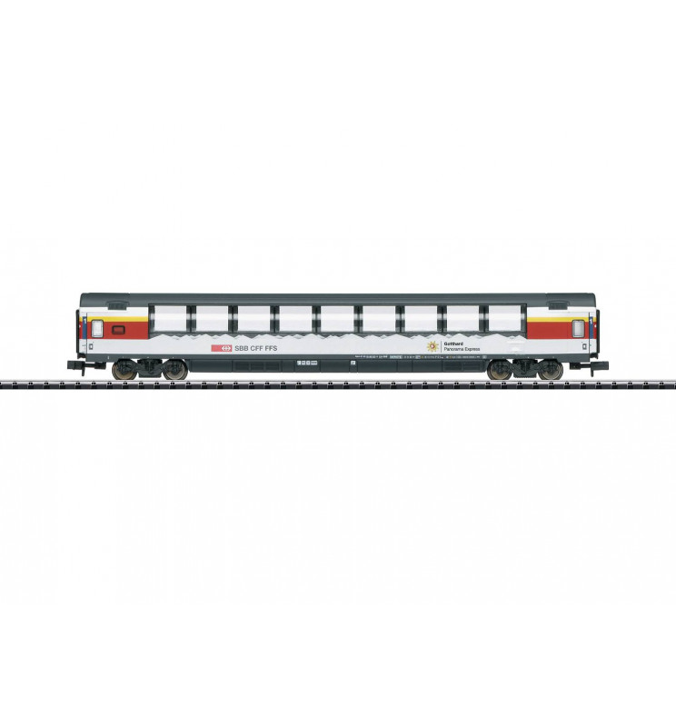 Trix 15674 - Gotthard Panorama Express (GoPEx) Passenger Car Set.