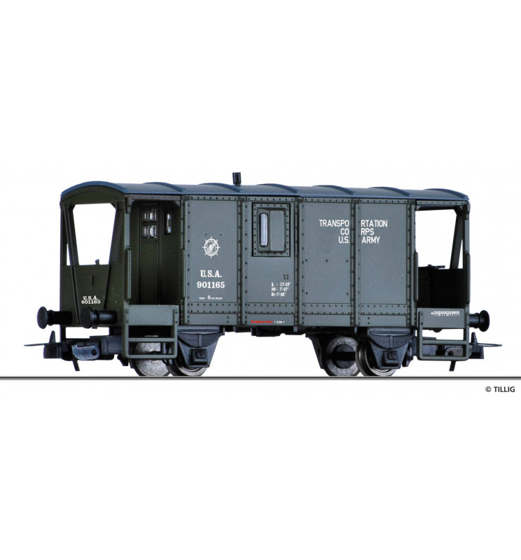 Tillig H0 76740 - Box car of the USTC, Ep. III