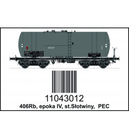 Robo 406001- Wagon cysterna Zas (406R) PKP, ep. IV, szara