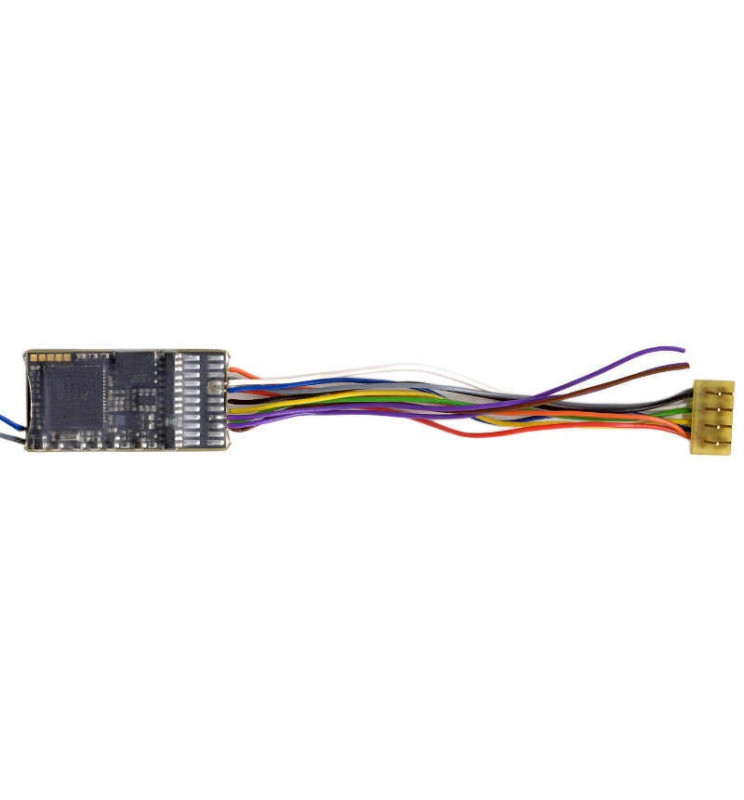 Dekoder jazdy i dźwięku MX645R (3W) DCC NEM652 8-pin z przewodami