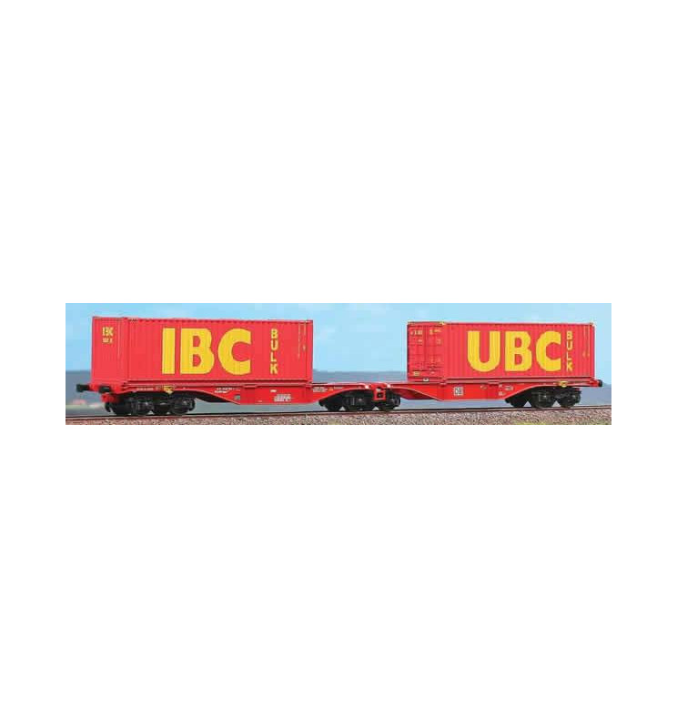 ACME AC40350 - Articulated container wagon Type Sggrss 80', of DB, with BULK containers