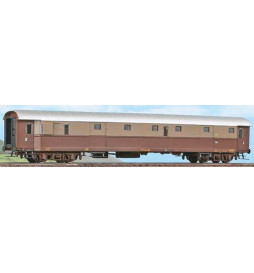 ACME AC50235 - Type 1946 luggage car (Dz 83000) of the FS, brown livery, Type FS 27 bogies.