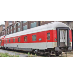 ACME AC52375 - WLABmh 174 sleeping car of DB-AG with München-Kassel bogies, red and white livery.
