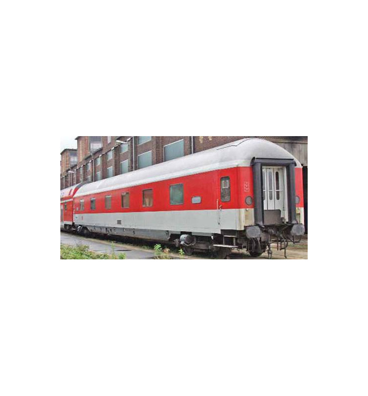 ACME AC52375 - WLABmh 174 sleeping car of DB-AG with München-Kassel bogies, red and white livery.