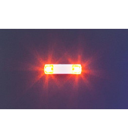 Faller 163760 - Belka ze światłami ostrzegawczymi, pomarańczowa, 13,5mm