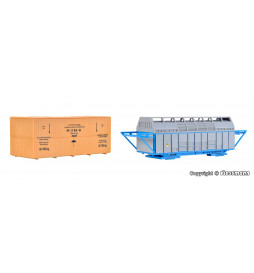 Kibri 16511 - H0 Transformator i drewniana skrzynia ładunkowa