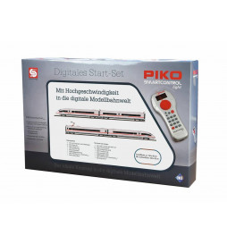Piko 59006 - Zestaw startowy cyfrowy PIKO SmartControl® light z szybkim pociągiem ICE 3