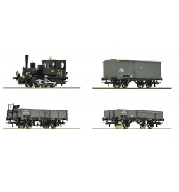 Roco 61457 - Zestaw pociągu "Kaiserzeit" z lokomotywą serii 85 i 3 wagonami, KKStB