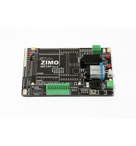 Tester dekoderów ze złączami NEM651, NEM652, PluX, Next18  - wersja do małych dekoderów (Zimo MXTAPS)