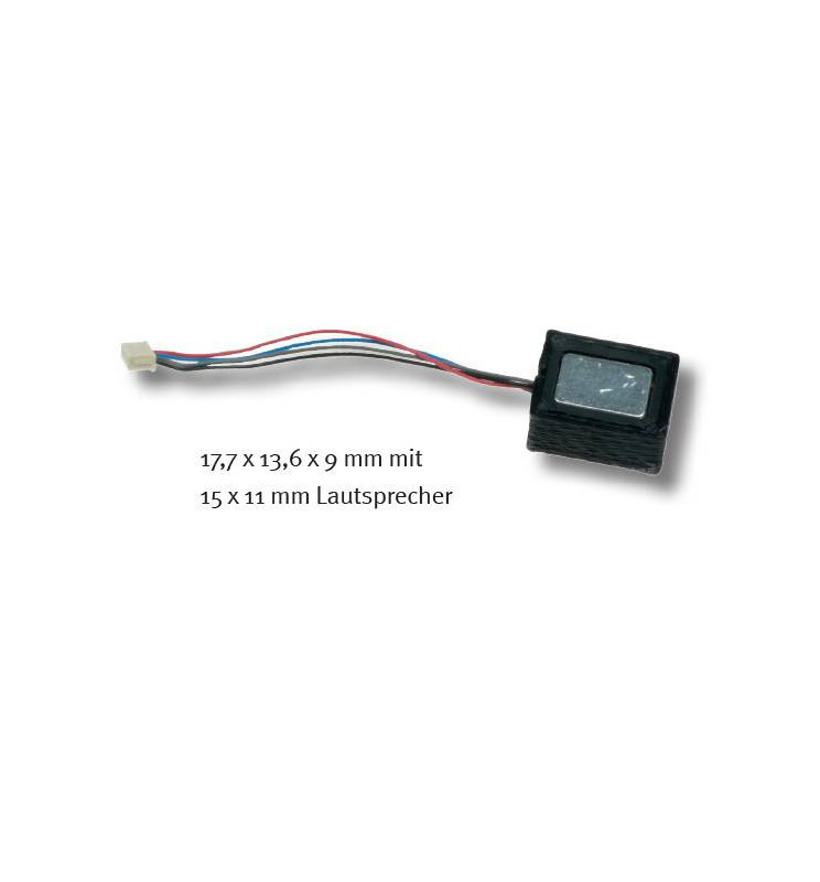 Uhlenbrock 32415 - Miniaturowy moduł dźwiękowy IntelliSound 4 ze złączem microSUSI