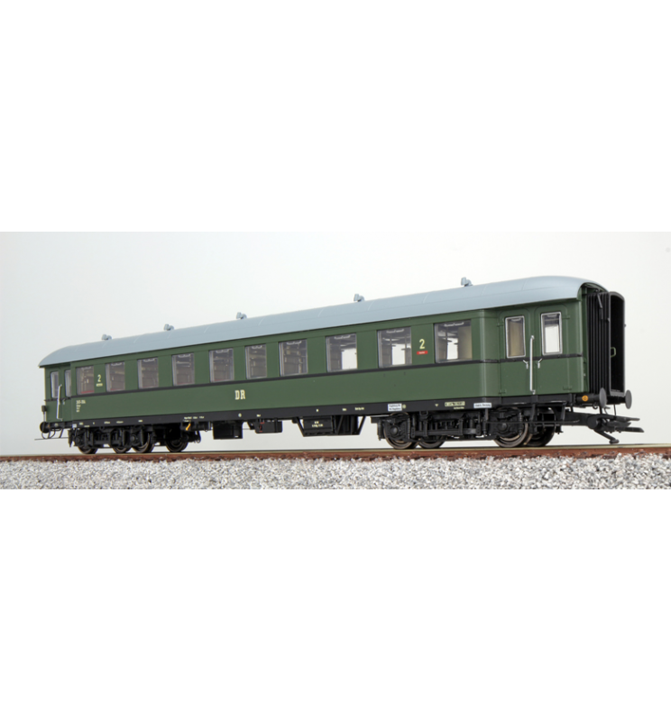 Wagon pasażerski G36, H0, DR B4ü, zielony, Ep III, DC - ESU 36122