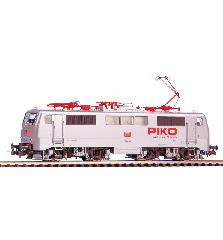 Piko 51850 - E-Lok BR 111 DB silbern IV + DSS Plux22