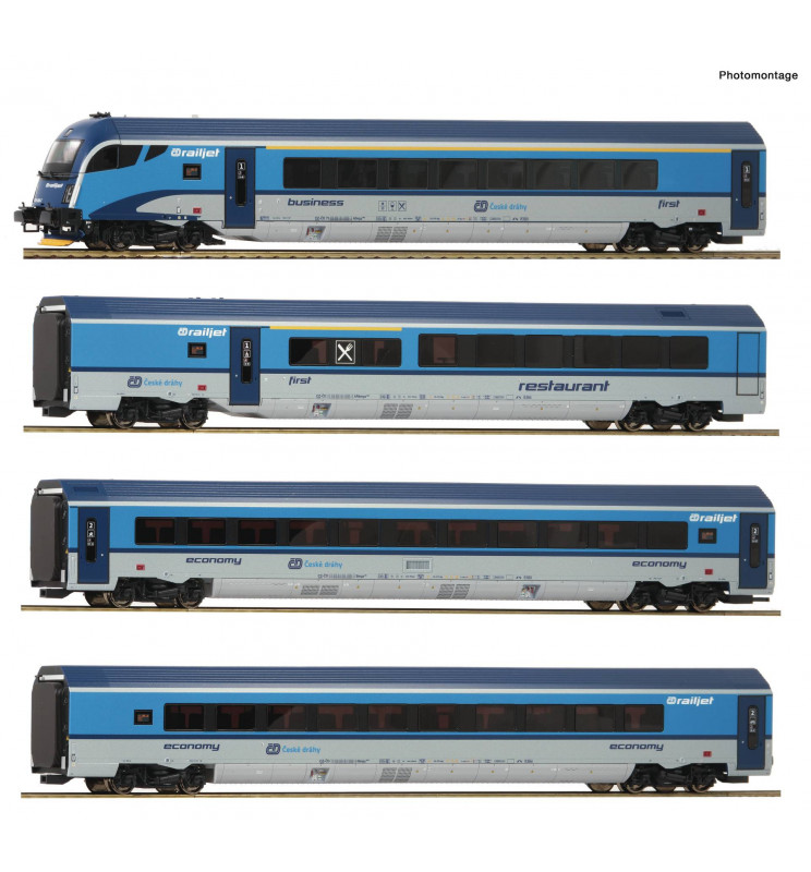 Roco 74144 - 4 piece set: “Railjet” CD