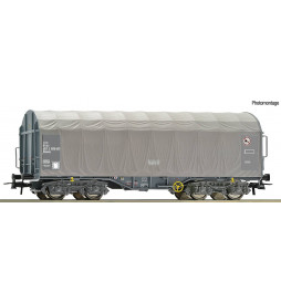Roco 76452 - Slide tarpaulin wagon SNCB