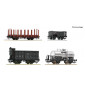 Roco 76077 - 4 piece set: Goods wagons