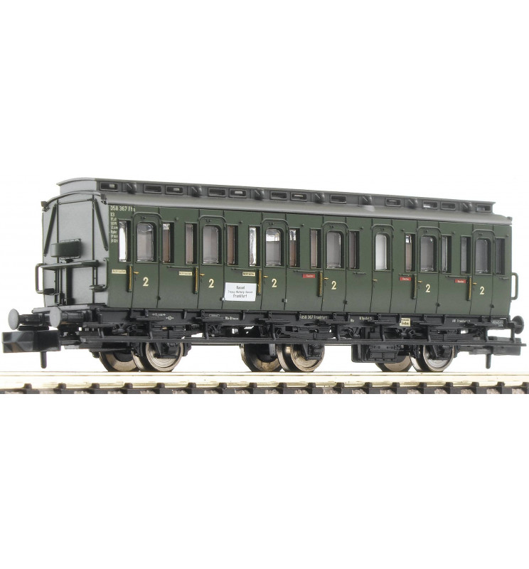 Fleischmann 807002 - 3 osiowy wagon 2 klasy z przedziałami, typ C3 pr11 DB