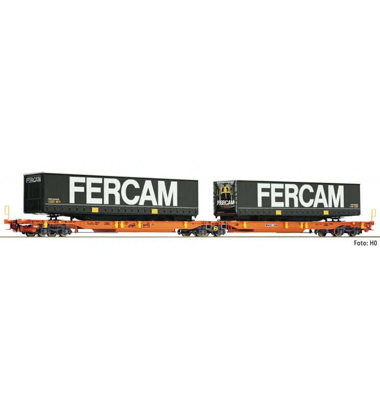 Fleischmann 825010 - Articulated double pocket wagon T2000 Wascosa
