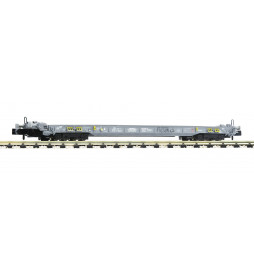 Fleischmann 827008 - 8-axle low-floor wagon for the transportation of lorries and semitrailers HUPAC