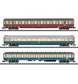 Trix 15460 - IC 611 Gutenberg Express Train Passenger Car Set