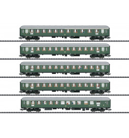 Trix 23132 - D96 Isar-Rhône Express Train Passenger Car Set 1