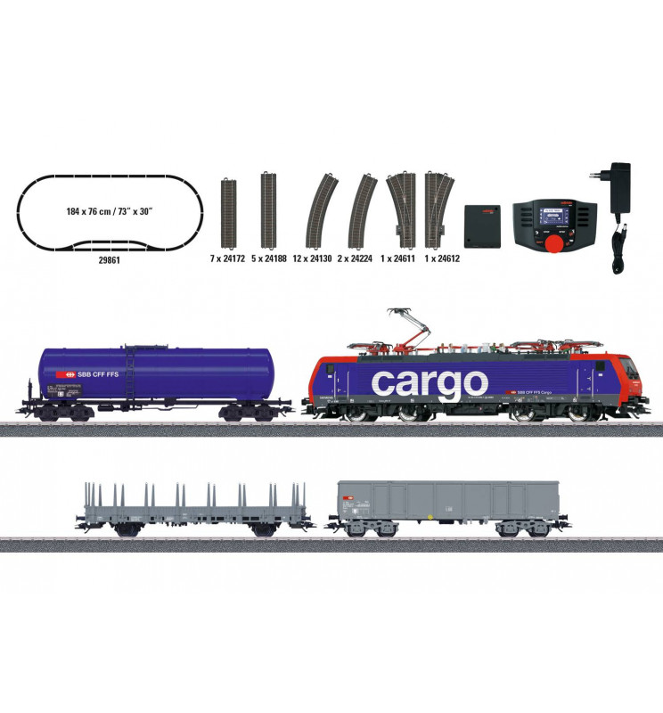 Marklin 029861 - Swiss Freight Train Digital Starter Set.