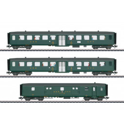 Marklin 043385 - D96 Isar-Rhône Express Train Passenger Car Set 2