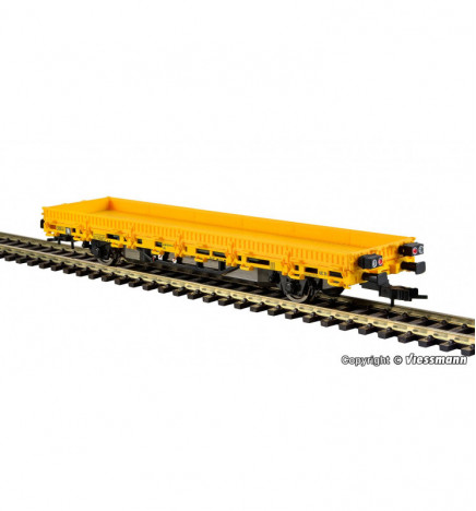 Viessmann 2315  - H0 Wagon platforma (żółta) z napędem