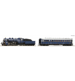 Roco 61471 - 2 piece set: Steam locomotive S 3/6 and “Prinzregenten” wagon