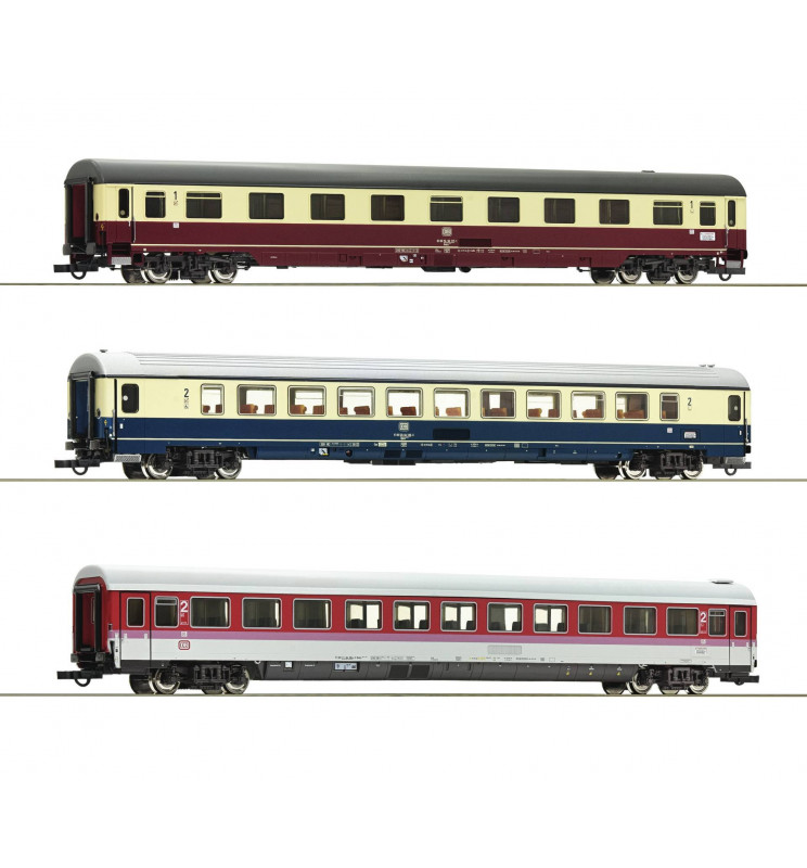 Roco 74133 - Zestaw 3 wagonów pociągu EC Leonardo da Vinci (zestaw 1)
