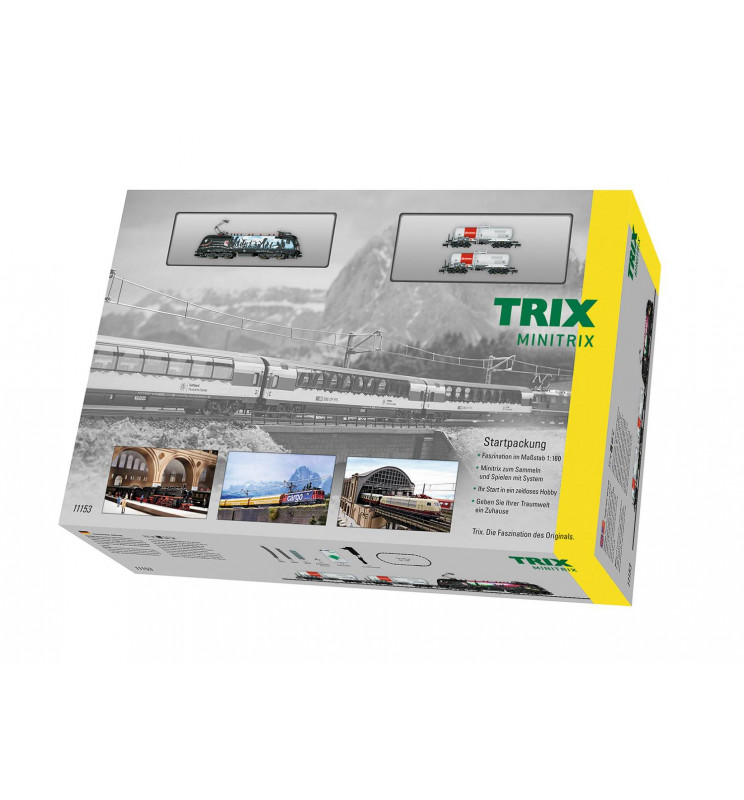 Trix 11153 - Zestaw Startowy Pociąg Towarowy, analog w skali N
