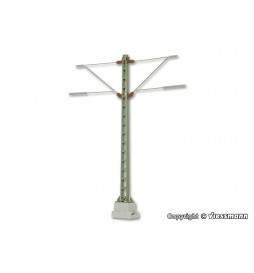 Viessmann 4112 - Maszt sieci trakcyjnej dwuramienny środkowy