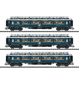 Trix 23220 - Zestaw 3 wagonów Simplon Orient Express, SET 2, z oświetleniem