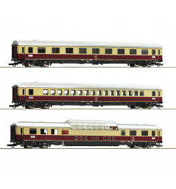 Roco 74136 - 3 piece set 2: Passenger cars “Rheingold” DB