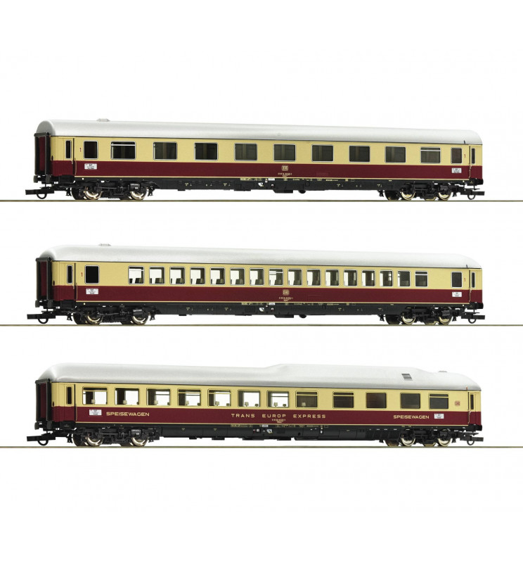 Roco 74135 - Zestaw 3 wagonów pociągu Rheingold DB, część 1