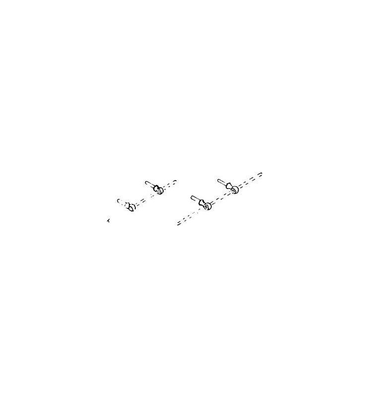 Weinert 8460 - Uchwyty kulowe, krótkie z otworem 0,4mm