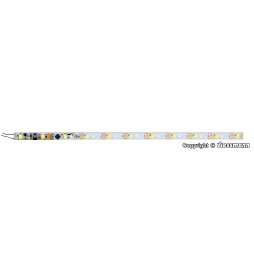 Viessmann 5077 - Uniwersalna cyfrowa listwa oświetleniowa do wagonów, 11 LED, biala-ciepła, DCC