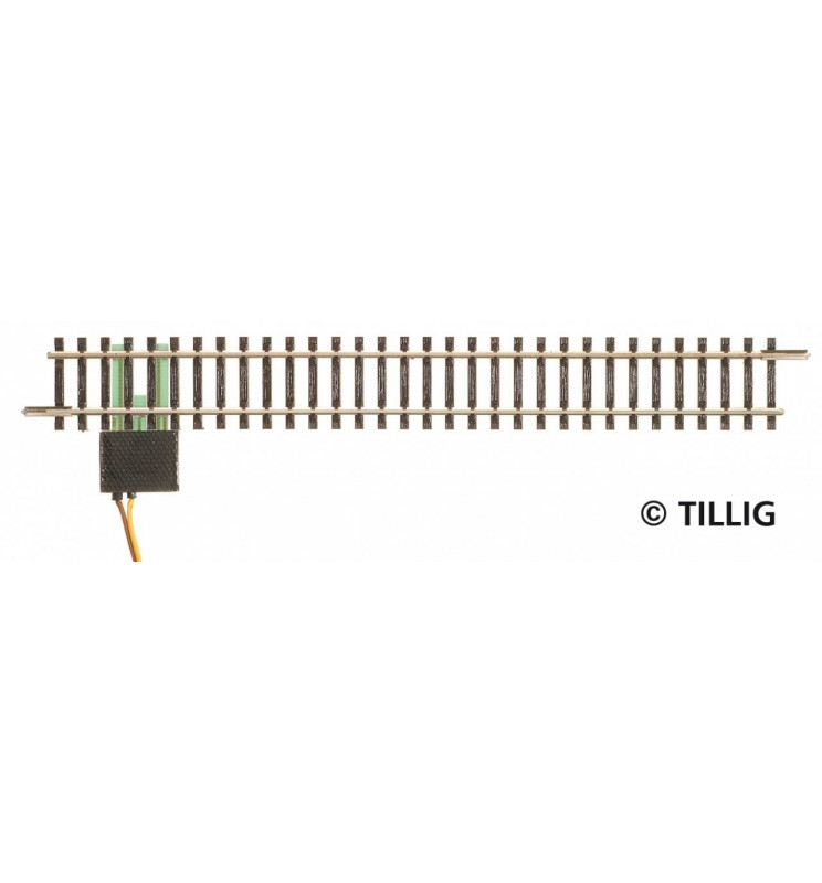 Tor podłącz. 166mm z układem przeciwzakłóceniowym - Tillig TT 83143
