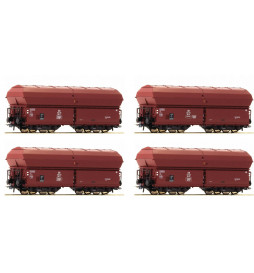 Roco 67083 - Zestaw 4 wagonów samowyładowczych, DB