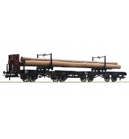 Roco 76405 - Wagony do transportu drewna z dłużycą, K.P.E.V. ep. I