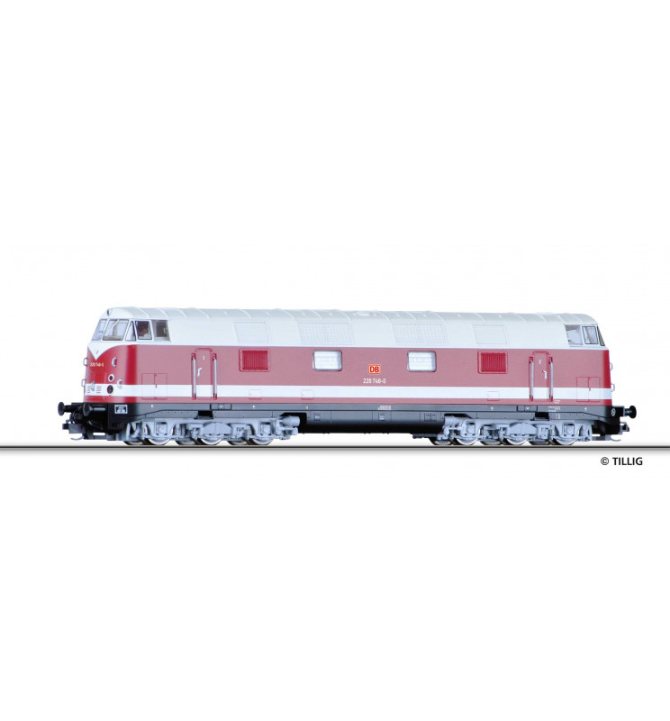 Tillig TT 02699 - Diesel locomotive class 228 of the DB AG, Ep. IV