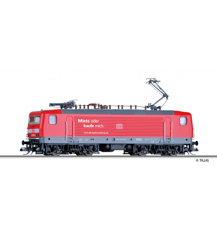 Tillig TT 04341 - Electric locomotive 143 893-6 „db-gebrauchtzug.de“ of the DB AG, Ep. VI
